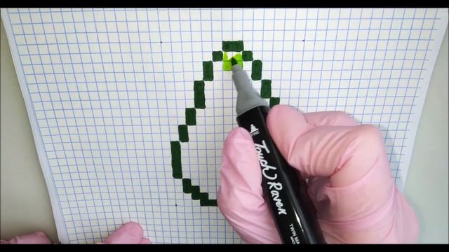 ? How to draw an avocado for kids. Рисую АВОКАДО по клеточкам #pixelart #shorts для детей #29 смотреть онлайн