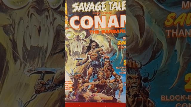 Savage Tales #4 Marvel 1974 Neal Adams Painted Cover #nealadams #conan #robertehoward