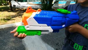 Обзор на Nerf super soaker Breach blast и Alfafire (Обзоры на Nerf #4)