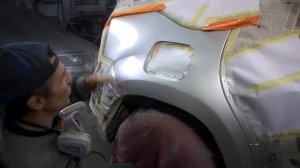 РВАНАЯ царапина НА КРЫЛЕ Renault Duster | Часть 2 | Покраска