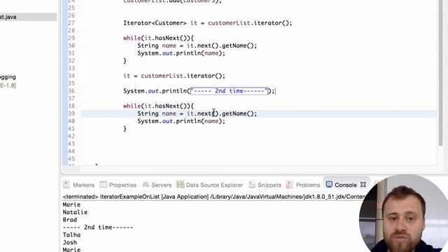 4- Using iterator and listiterator for iterating over an ArrayList смотреть онлайн