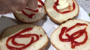 Приготовление гамбургера в домашних условиях.