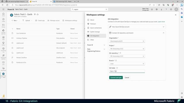13 - Fabric Git Integration смотреть онлайн