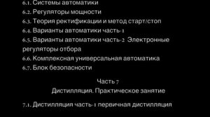 1.2.Оглавление. Видеоуроки по технологии и оборудованию для винокурения.