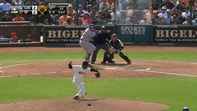 4/23/15: Giants win in 10 on Maxwell's walk-off hit смотреть онлайн