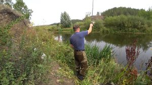 Рыбалка на ручье // Fishing on the stream
