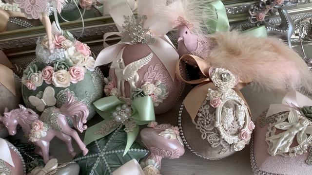 Новогодние игрушки. Набор "Эльфийская сказка"