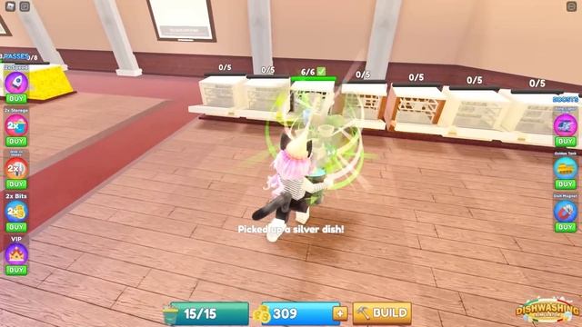 НАС ЗАСТАВИЛИ МЫТЬ ПОСУДУ! Roblox Dishwashing Simulator смотреть онлайн