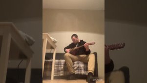 Metal на акустической гитаре. Через педаль эффектов