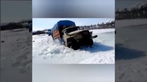 Дороги Якутии. Зимник. Урал.