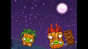 Angry Birds Seasons - Tropigal Paradise Night Ambience