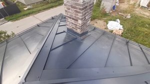 кликфальц на вальмовой крыше.