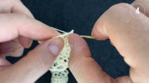 Овальная салфетка крючком, Марсела, 3-6