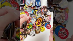 Старые фишки (кепсы, сотки). По разному их называли в те годы. Показываю, какие есть у меня)