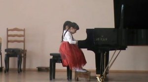 С.Прокофьев Марш  М.Шмитц Веселые буги Исп. Алескерова С., Хугаева М.