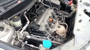Контрактный двигатель R20A на Honda Crossroad 2007, кузов RT3 - запускаем!