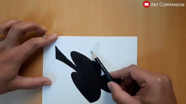 Easy 3D Art | Clubs of Cards | How to draw Anamorphic Illusion смотреть онлайн