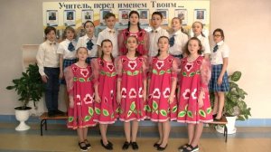 Хор Мелодия   Абалакская СОШ "Во поле берёза стояла" русская народная песня