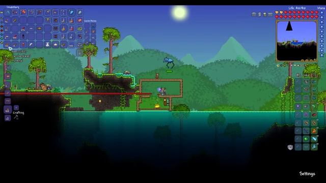 Terraria 1 3 2 1 Expert Mode #27 Телепорт и фарм душ ночи смотреть онлайн