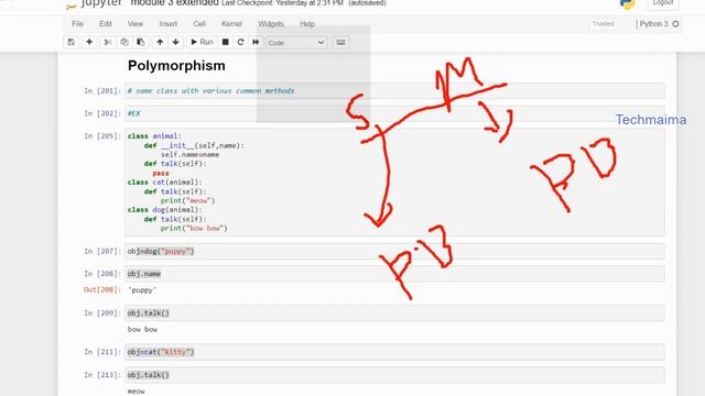 Polymorphism in Python / Method overriding Explained | Explained in Tamil | Techmaima