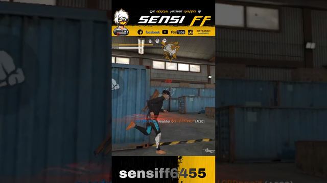 #short #freefire🔥Sensi ff op headshot 😈 Attitude status video👾Sensi ff S006 ff👽 #Sensi