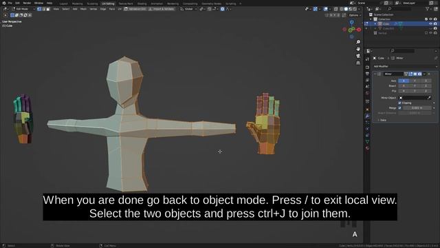 How to make a Low Poly Character - Part 3 - Hands, Legs and Feet смотреть онлайн