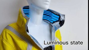 CYBERPUNK Edgerunners David Martinez Cosplay Costume Jacket With Luminous Collar