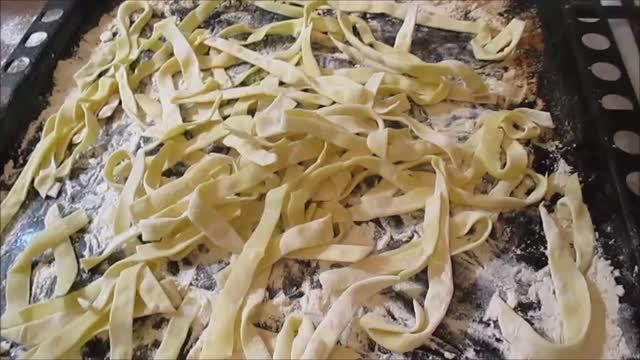 ДОМАШНЯЯ ЯИЧНАЯ ЛАПША_самый лучший и простой рецепт