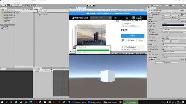[v18-167] Делаем прозрачность фона в Unity.