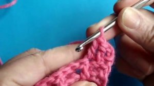 Узор вязания крючком 5 - вафельный