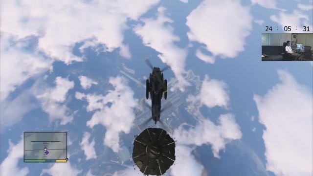 [GTA V] Grand Theft Auto 5 Easter Eggs - Dropping Space Docker Buggy on UFO #4 @ Fort Zancudo смотреть онлайн