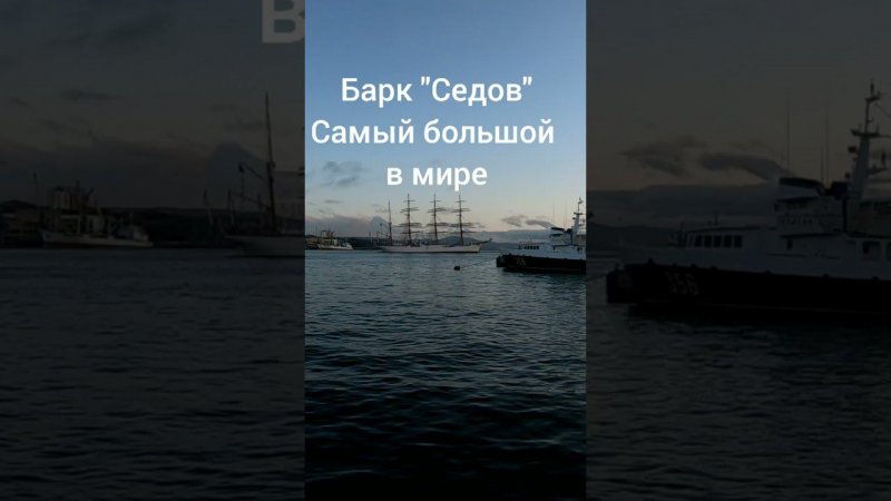 Барк Седов- самый большой в мире!