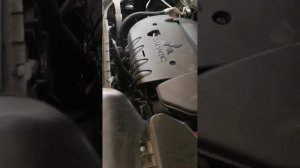 Посторонний звук в двигателе Mivec Mitsubishi после прогрева