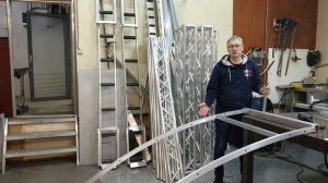 Алюминиевые козырьки и алюминиевые фермы для сценических конструкций - Завод "НЕАЛ"