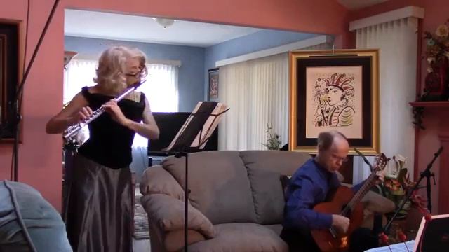 Greensleeves - Flute and Classical Guitar Duet смотреть онлайн