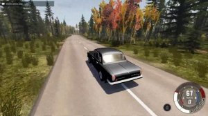 BeamNG.drive - GAZ-24 Volga 1970 - Car Show Test Drive Crash . 4K 60fps.