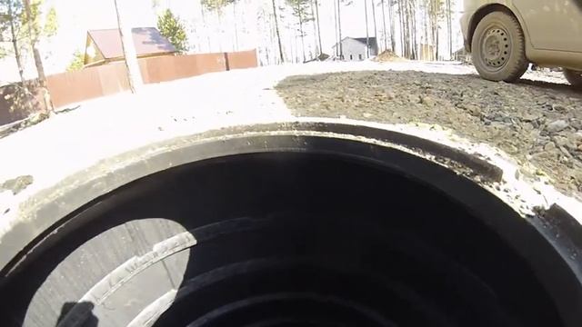 Полимерпесчаное кольцо колодца для скважины.
