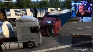 ВОВАНЫЧ И МАЗЯКА ГОНЯЮТ ПО ЕВРОПЕ В EURO TRUCK SIMULATOR 2