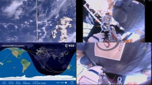 Leak Search With Knives And Shears - EVA International Space Station Expedition 57 Russian Spacewal