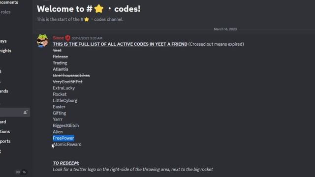 New *SECRET* Codes in YEET A FRIEND Roblox смотреть онлайн