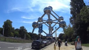 belgium brussels atomium 4k