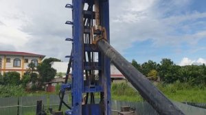 Работа установки для бурения скважин на воду FORWARD RC4 на Филиппинах
