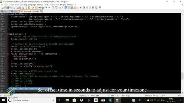ESP32 | Datalogger | DHT11 | SD card | by Technowave G смотреть онлайн