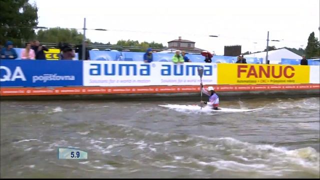 2019 ICF Canoe Slalom World Cup 5 Prague Czech Republic / Finals – C1m, K1w смотреть онлайн