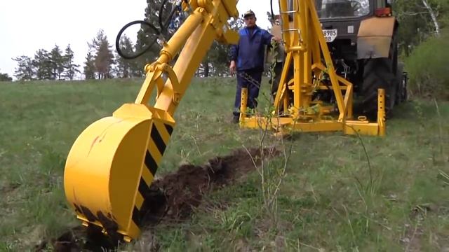 Манипулятор тракторный с экскаваторным ковшом ЭКТ 012 смотреть онлайн