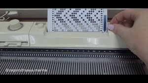 Вязание робот кареткой на перфокарточной машине