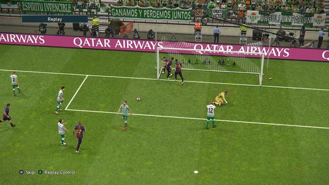 REAL BETIS vs BARCELONA | PES 2019 Gameplay PC смотреть онлайн