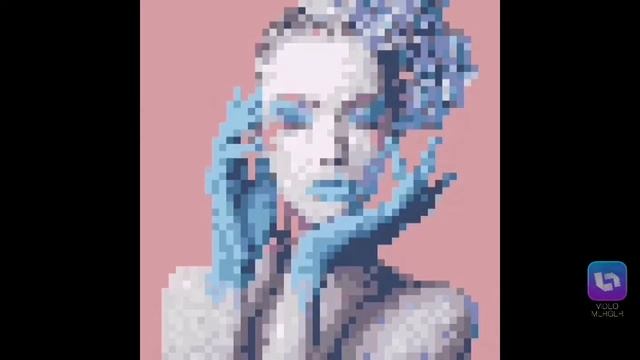 Рисуем пиксельные рисунки в приложении unicorn смотреть онлайн