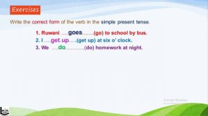 An Introduction to Tenses  &   The Simple Present Tense in detail.