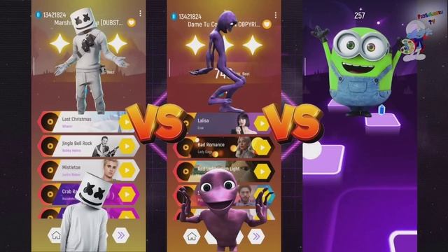 Челлендж - Маршмелло VS Миньоны Банан VS Танец пришельцев смотреть онлайн